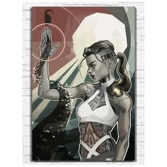 Картина по номерам на холсте игра mass effect - 9640 В 60x40