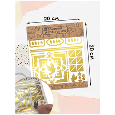 Золотые наклейки для Скрапбукинга Уголки для фотографий в фото Альбом или блокнот Just4you