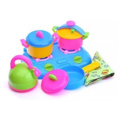 Набор посудки с печкой XL №1 Юг пласт