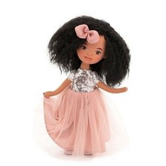 Мягкая кукла «Tina в розовом платье с пайетками», 32 см, Orange Toys