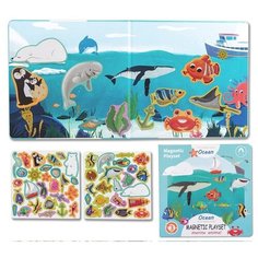 Настольная магнитная игра-книга Морские обитатели Yangzhou TT Arts Crafts