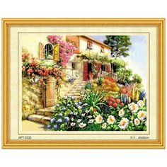 Набор для вышивания "Душистый цветник" ВанГогВоМне, 38x48 см