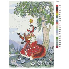 Картина по номерам X-498 "А. Н. Толстого - Колобок" 60х90 Brushes Paints