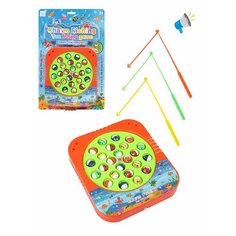 Настольная игра "Рыбалка", звук, в комплекте предметов 28шт. Shantou Gepai 6895-1 Наша Игрушка