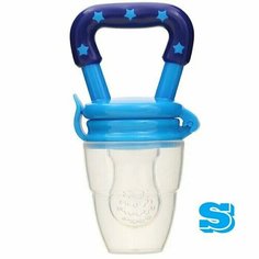 Силиконовая соска S (4-9 мес), голубая Good Store24