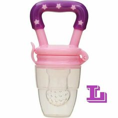 Силиконовая соска M (8-12 мес), розовая Good Store24