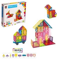 Конструктор магнитный "Магический магнит", 56 деталей Xinbida