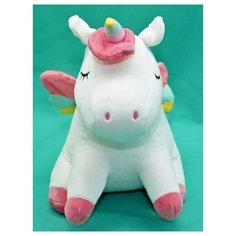 Мягкая игрушка Единорог белый 35см Kidslandiya