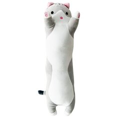 Мягкая игрушка длинный кот батон 50 см, игрушка-подушка, игрушка антистресс, детская игрушка Territory