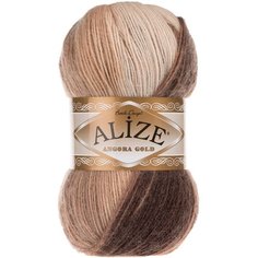 Пряжа Angora Gold Batik(Ангора Батик) цвет 6779, 100гр/550 м, 20% шерсть, 80% акрил, 1 моток. Alize