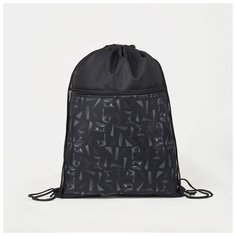 ЗФТС Сумка-мешок для обуви, 4948423, черно/серый ромб