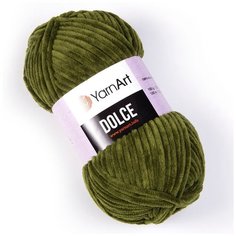 Пряжа YarnArt Dolce 1шт 100г. 120м (100% микрополиэстер) (772 хаки)