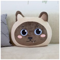 Мягкая игрушка подушка кот/кошка 40 см символ 2023 года Luckvik