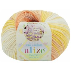 Пряжа Alize "BABY WOOL Batik" (10 мотков по 50 гр ) 7721