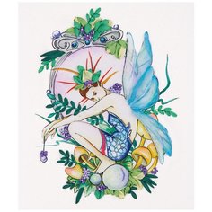 PANNA Набор для вышивания "Живая картина" JK-2043 ( ЖК-2043 ) "Лесная фея"
