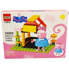 Конструктор "Площадка Свинки пеппы. Беседка" 1 фигурка в наборе. Peppa Pig Нет бренда