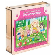 Игрушка 3D Деревянный театр Русские народные сказки Набор для творчества Детские развивающие игры Toro Doro