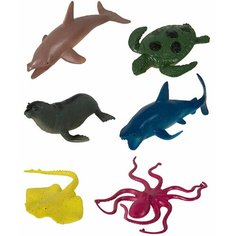 Игровой набор Фигурки морские животные 6 штук 2H506002 Tongde