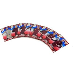 Коллекционный набор Panini Prizm FIFA WORLD CUP 2014 Base cards Blue and Red Blue Wave Prizms (8 карточек)