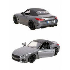 Металлическая машинка Kinsmart 1:34 «BMW Z4» инерционная, серебристая KT5419D-4