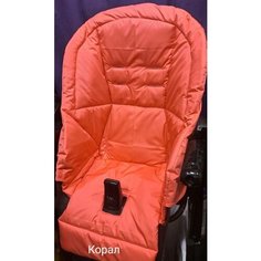 Коралловый Чехол на стульчик для кормления peg perego tatamia, siesta, prima pappa zero 3