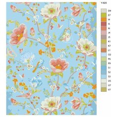 Картина по номерам Y-825 "Цветы" 80x100 Brushes Paints