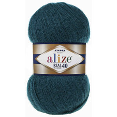 Пряжа Alize Angora Real 40 петрольный (17), 60%акрил/40%шерсть, 430м, 100г, 1шт