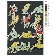 Картина по номерам V-937 "Интим Арт. Постигая прекрасное" , 80x120 см Brushes Paints