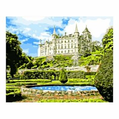 Картина по номерам холст на подрамнике 40 х 50 см "Замок Данробин" Lori