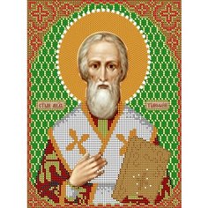 Набор для вышивания "Светлица" чешский бисер, икона "Святой Тимофей", 19х24 см