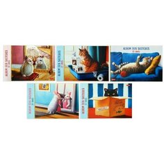 Hatber Альбом для рисования А4, 30 листов, на скрепке, "Узнай себя!", обложка мелованный картон, блок 100 г/м², микс