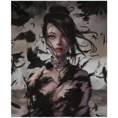 Картина по номерам Леди-птица 40х50 см Hobby Home