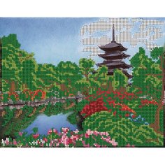 Вышивка бисером картины Японский мотив 19*24см Светлица