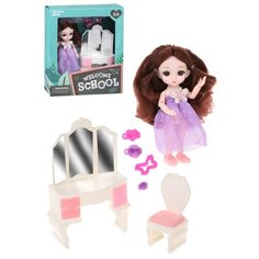 Кукла Наша игрушка Модница, 16 см, 201019907 разноцветный