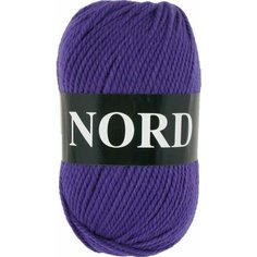 Пряжа Норд Вита (Nord Vita), цвет: 4773 темно-сиреневый, комплект 2 шт. по 100 гр, состав: 48 %шерсть, 52% акрил, длина нити 116 м.