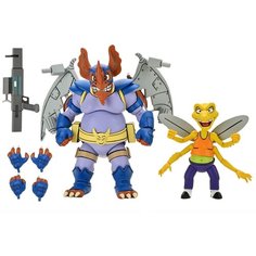 Шизолет и Шарикозаролик фигурки, Wingnut and Screwloose Teenage Mutant Ninja Turtles Cartoon Neca