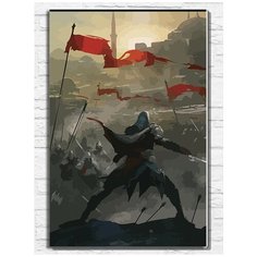 Картина по номерам на холсте игра Assassins Creed Revelations - 11500 В 60x40