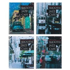 Альт Тетрадь JAZZ CAFE 7-96-158, клетка, 96 л., микс