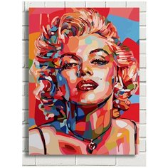 Картина по номерам Красочная Мэрилин (Известные Личности) - 7317 В 30x40