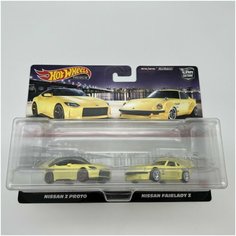Набор из 2-Х моделей 1:64 Hot Wheels Premium CAR CULTURE 2 PACK SET NISSAN Z PROTO и FAIRLADY Z