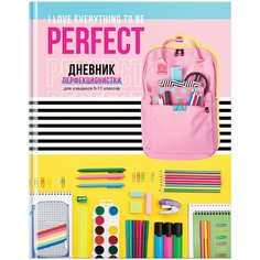 Дневник 5-11 кл. 48л. (твердый) BG "Perfect", матовая ламинация, выб. лак BG®