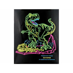 TM Prof-Press Тетрадь клетка 48л. История NEON (48-9687) стандарт. твин-лак. неон / набор 10шт Проф Пресс