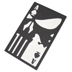 Декор для одежды Шеврон (Патч, Нашивка) Пиковый каратель" Idea Fisher