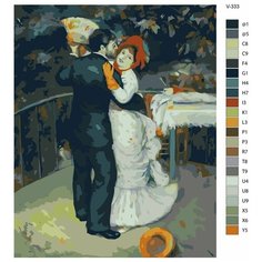 Картина по номерам V-333 "Пьер Огюст Ренуар. Танец в городе", 60x80 см Brushes Paints