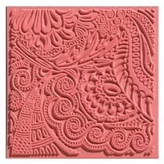 Efco Текстурный коврик для полимерной глины 9 x 9 см, 9500502, красный