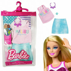 Одежда для кукол Одежда и обувь для куклы Барби Малибу Mattel