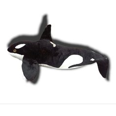 Мягкая игрушка подушка Косатка черно-белая 100 см китай