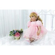 Кукла реборн мягконабивная. Кукла младенец 60 см. Bzdoll