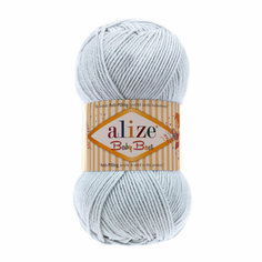 Пряжа Alize Baby Best светло серый (224), 5 шт