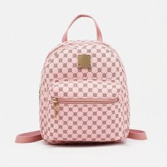 Рюкзак 16*6*19 см, отдел на молнии, 1 н/карман, розовый 9460732 Сима ленд